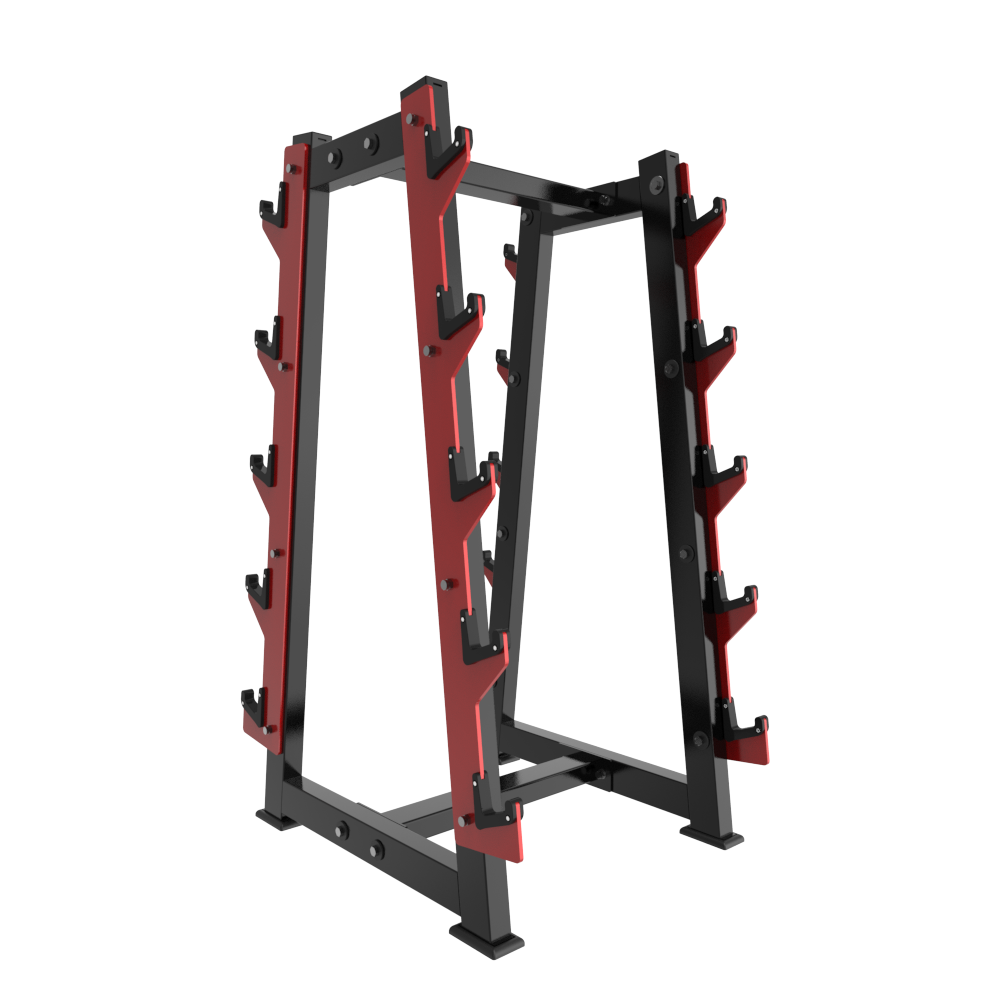 TM96 Barbell Rack — Rear View