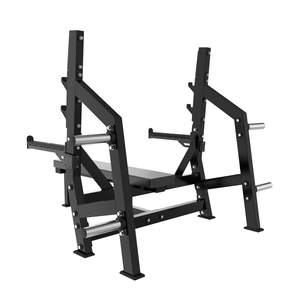 TM38 Flat Olympic Bench — Side View