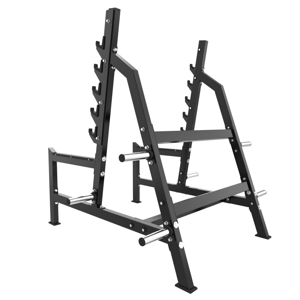 TM31 Olympic Squat Rack — Side View