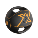 Black Color Medicine Balls With Double Grips