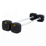 Cpu Coated Barbell Set Straight Or Curl Handle